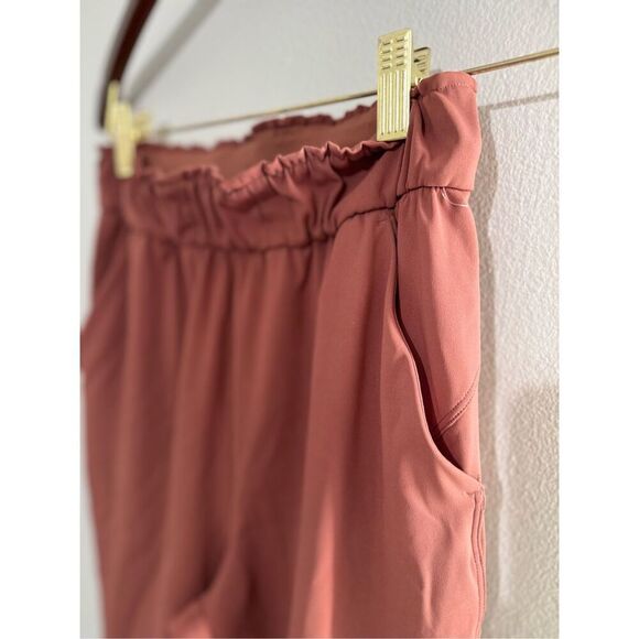 Lululemon Pants Women Sz 2 High Rise 7/8 Slim Fit Stretch Pockets Ancient Copper - Picture 3 of 8